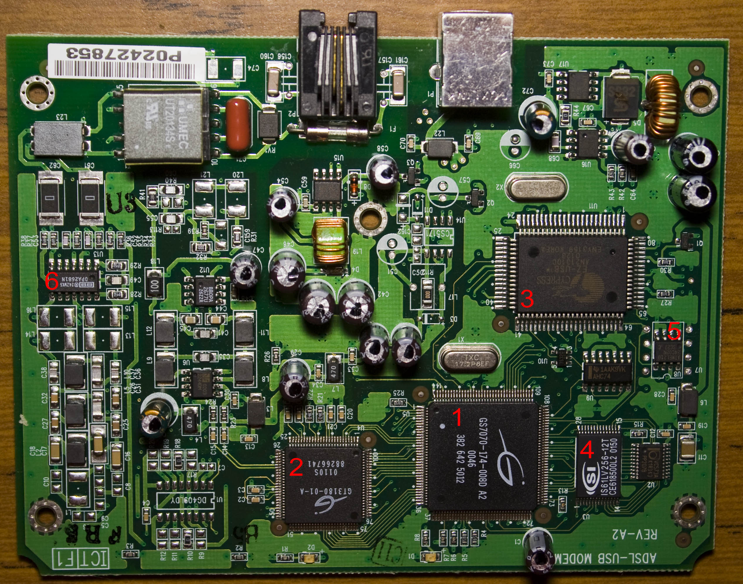Inside the D-Link DSL-200 ADSL USB Modem (Dated 2002) « insideGadgets