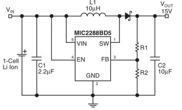 DC/DC Step-up converter with 4-30V output